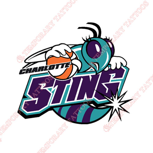 Charlotte Sting Customize Temporary Tattoos Stickers NO.8541